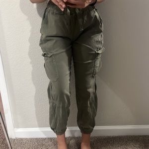 Olive fashion nova cargo pants